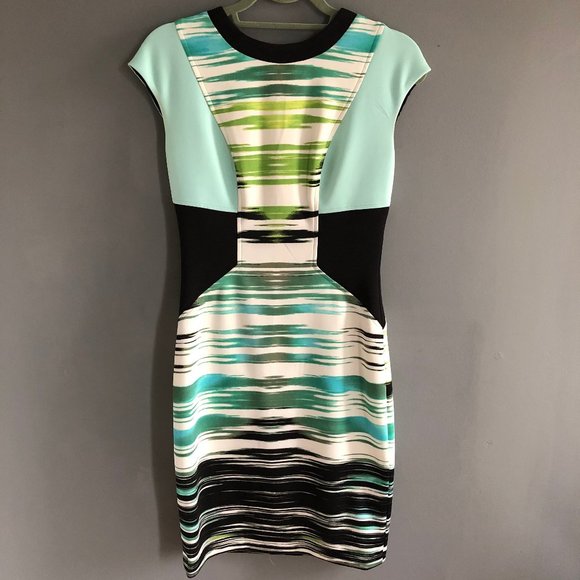 Maggy London Color Block Dress - Picture 1 of 4